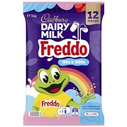 Cadbury Daily Milk Freddo 100s & 1000s Chocolate Share Pack 144g