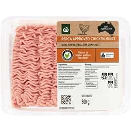 Woolworths Chicken Mince 500g