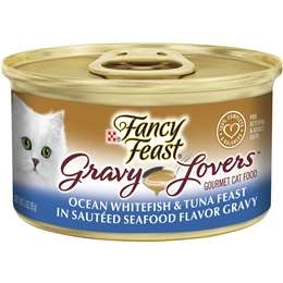 Fancy Feast Adult Gravy Lovers Ocean Whitefish & Tuna Wet Cat Food 85g