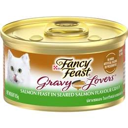 Fancy Feast Cat Food Gravy Lovers Salmon  85g