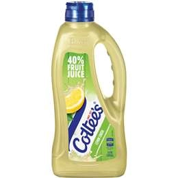 Cottee's Lemon Cordial Lemon Crush With 40% Fruit Juice Bottle 1l