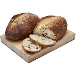 Woolworths 35hr Sourdough Loaf Kalamata Olive Each