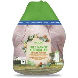 Macro Free Range Fresh Whole Turkey Large 5kg - 5.9kg