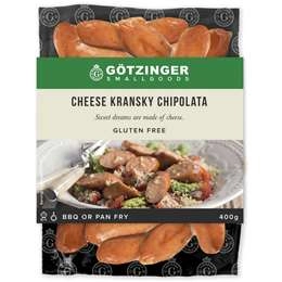 Gotzinger Cheese Kransky Chipolata  400g