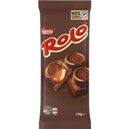 Rolo Caramel Milk Chocolate Block 170g