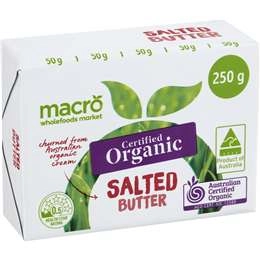 Macro Organic Salted Butter 250g