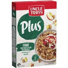 Uncle Tobys Cereal Plus Fibre 430g