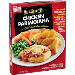 On The Menu Chicken Parmigiana Frozen Meal 320g