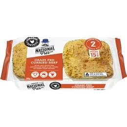 Tasmanian Bakeries Proper National Pies Grass Fed Curied Beef 2 Pack