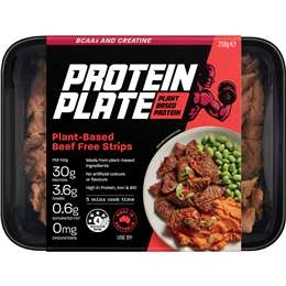 Protein Plate Plant Based Beef Free Strips 250g