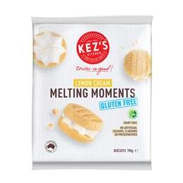 Kez's Kitchen Kitchen Gluten Free Lemon Cream Melting Moments 190g