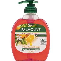 Palmolive Hand Wash Antibacterial Pump Orange 250ml