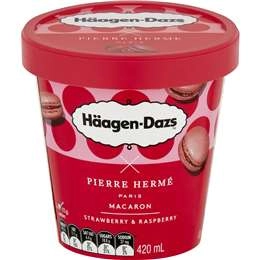 Haagen-dazs Strawberry Macaron Ice Cream  420ml