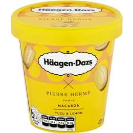 Haagen-dazs Yuzu & Lemon Macaron Ice Cream  420ml