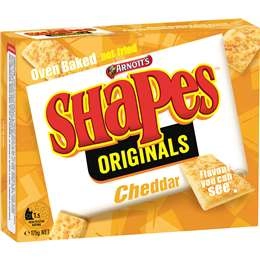 Arnott's Shapes Cheddar Cracker Biscuits 175g