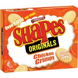 Arnott's Shapes Chicken Crimpy Cracker Biscuits 175g