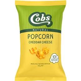 Cobs Natural Popcorn Cheddar Cheese 100g