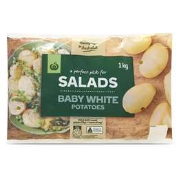 Woolworths White Washed Baby Potatoes Bag 1kg