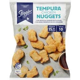 Steggles Chicken Nuggets Tempura 1kg