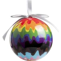  Pride Christmas Bauble Wavy  Each