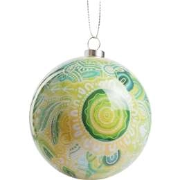 Chern'ee Sutton Christmas Bauble Green Each