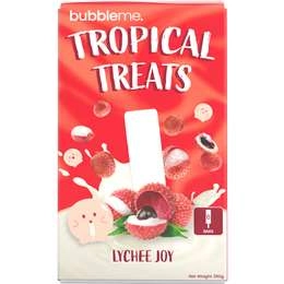 Bubbleme Tropical Treats Lychee Joy  6 Pack