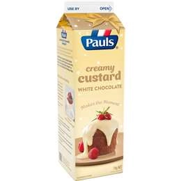 Pauls Creamy Custard White Chocolate 1kg