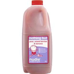 Nudie Nothing But Pear Mixed Berries & Banana Juice 2l