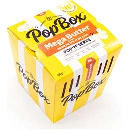 Pop Box Mega Butter Microwave Popcorn 100g