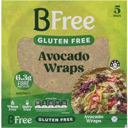 Bfree 5 Avocado Wraps  210g