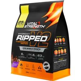 Vital Strength Ripped Thermogenic Protein Powder Chocolate 450g