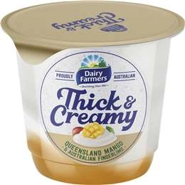 Dairy Farmers Thick & Creamy Mango & Fingerlime Yoghurt 140g