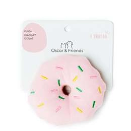 Oscar & Friends Plush Squeaky Donut  Each