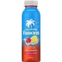 Cocobella Fusions Raspberry Lemon 400ml