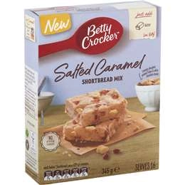 Betty Crocker Salted Caramel Shortbread Mix  345g