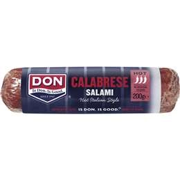 Don Calabrese Salami Hot Italian 200g