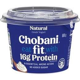 Chobani Fit Natural Greek Yogurt 680g