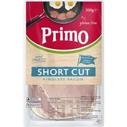 Primo Shortcut Rindless Bacon  200g