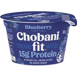 Chobani Fit Blueberry Greek Yogurt 160g