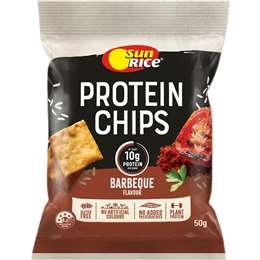 Sunrice Protein Chips Barbeque Flavour 50g