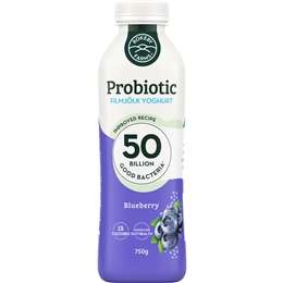 Rokeby Probiotic Filmjolk Yoghurt Blueberry 750g