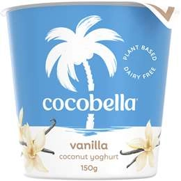 Cocobella Dairy Free Vanilla Coconut Yoghurt 150g