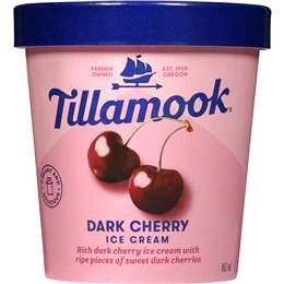 Tillamook Dark Cherry Ice Cream 457ml