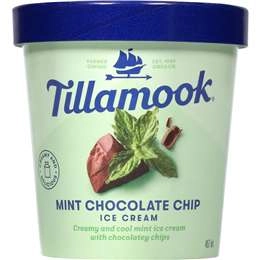 Tillamook Mint Choc Chip Ice Cream 457ml