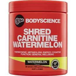 Bsc Shred Carnitine Watermelon 300g