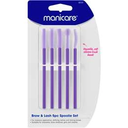 Manicare Brow & Lash Spoolie 5 Piece Set Each