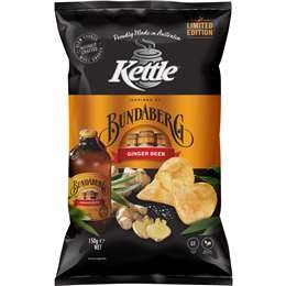 Kettle Bunderberg Ginger Beer Inspired Chips 150g