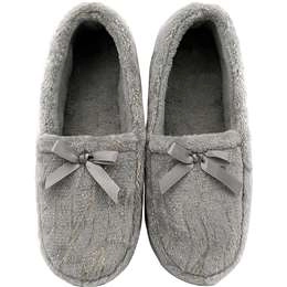  Ladies Moccasin Pink Or Grey Assorted Each