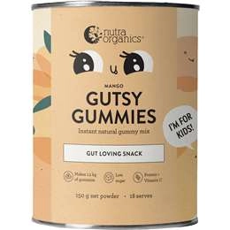 Nutra Organics Mango Gutsy Gummy Mix 150g