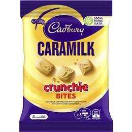 Cadbury Caramilk Chocolate Crunchie Bites 120g